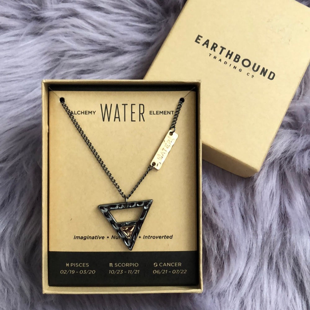 Water sign Necklace - New in Box - Great gift!